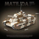 Quanguan 100236 Matilida Infantry Tank MK.II A12 Afobrick