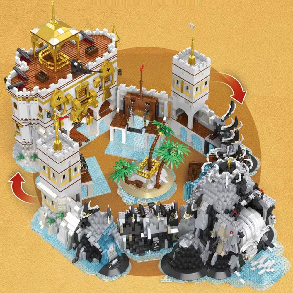REOBRIX 66012 The Pirate Bay 2960pcs-Afobrick