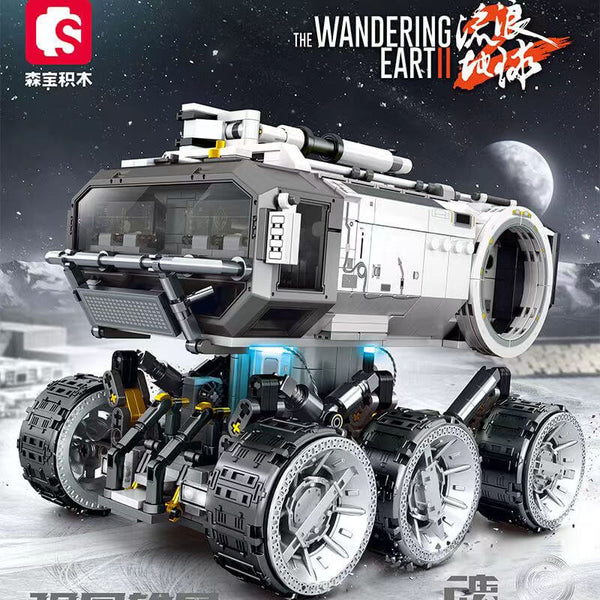 SEMBO 107104 The Wandering Earth Moon Base Carrier Afobrick
