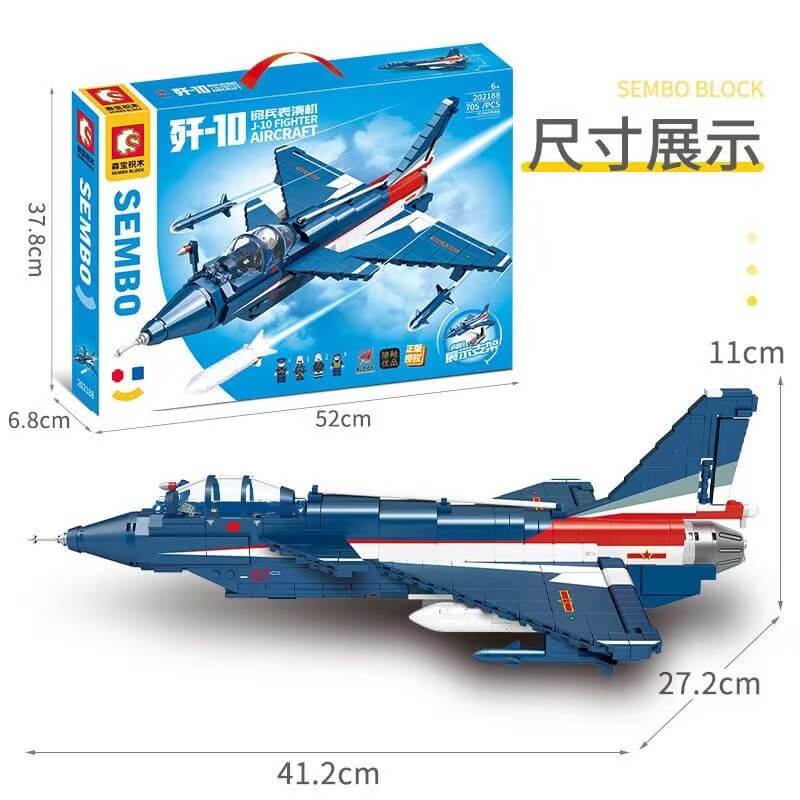 SEMBO 202188 J-10 Fighter sembo