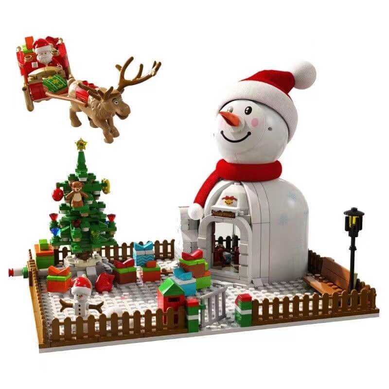 SEMBO 601156 Christmas Snowman Gift House sembo