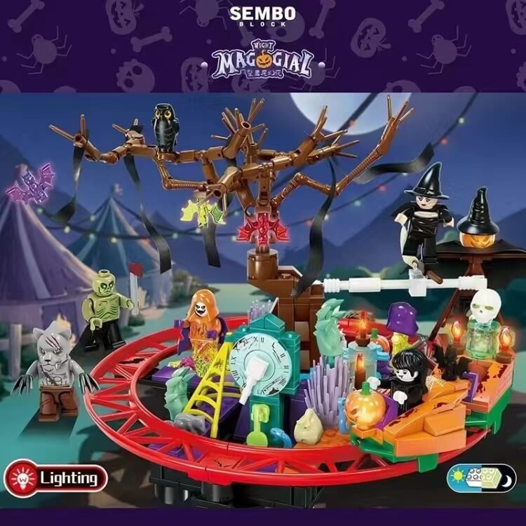 SEMBO 605022 Tricky Magic Night: Train Paradise sembo