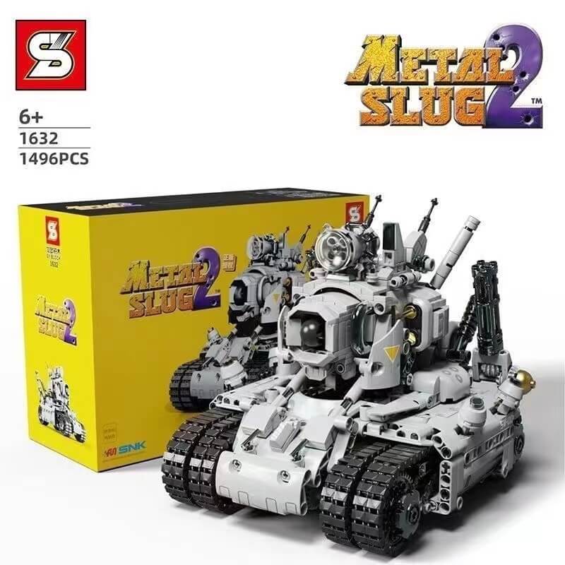 SY BLOCK 1632 Metal Slug 2 Steam Tank 1496pcs-Afobrick