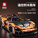 SY BLOCK 8886 McLaren Senna 3629pcs SY BLOCK