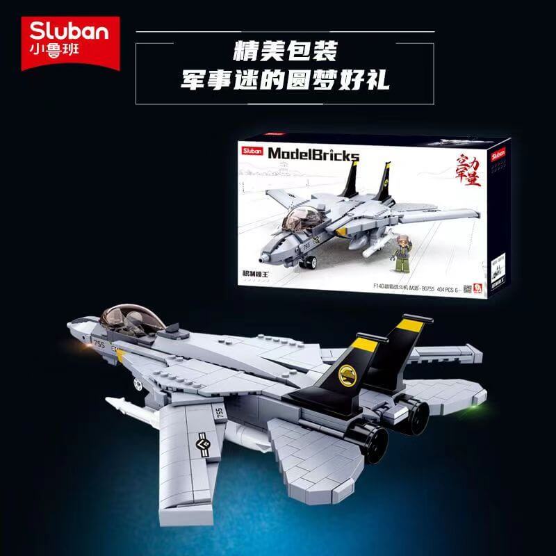 Sluban Military F14D Tomcat Fighter Sluban