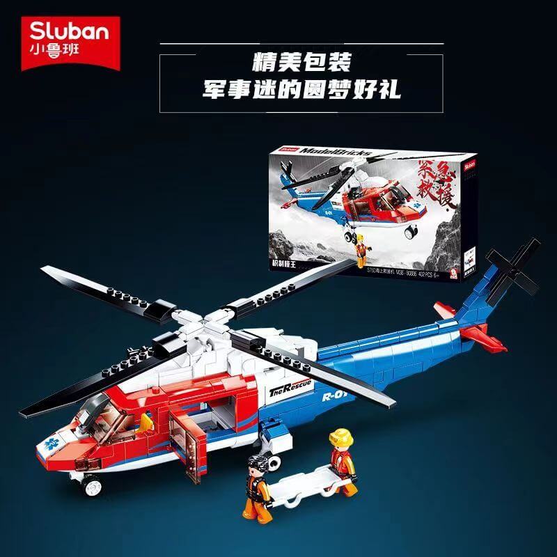 Sluban Military S7-6D Sea Rescue Aircraft Sluban