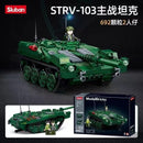 Sluban Military STRV-103 Main Battle Tank 692PCS Sluban