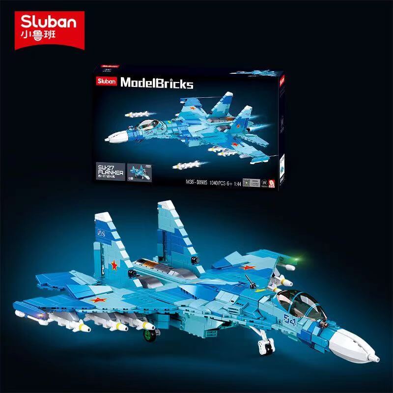 Sluban Military SU-27 Flanker Sluban