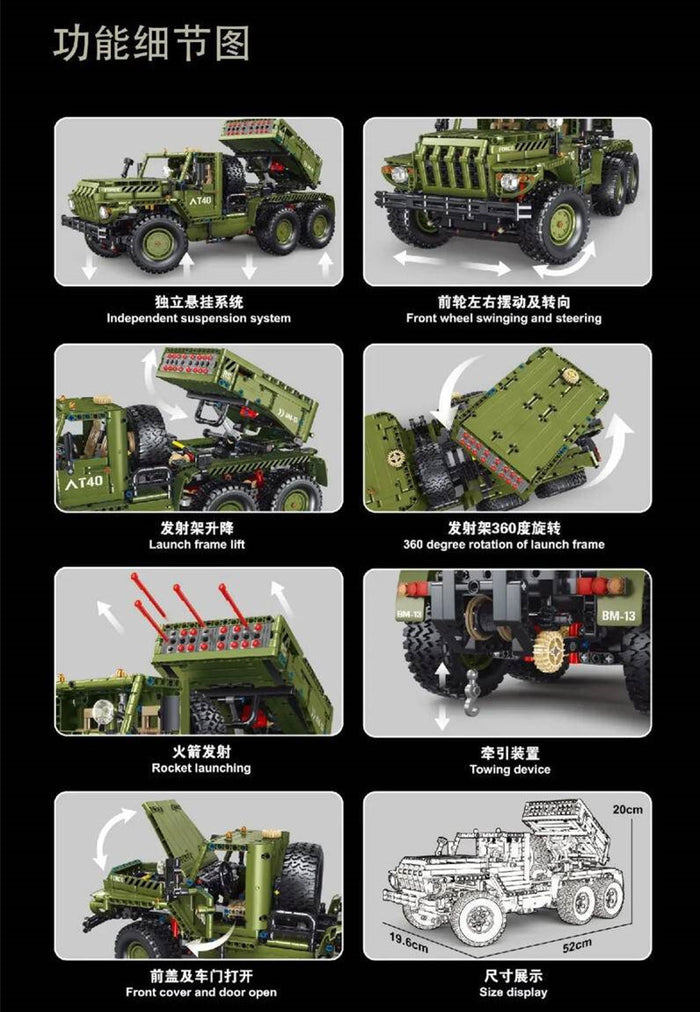 TGL T4011 Katyusha Rocket Launcher-AFOBRICK