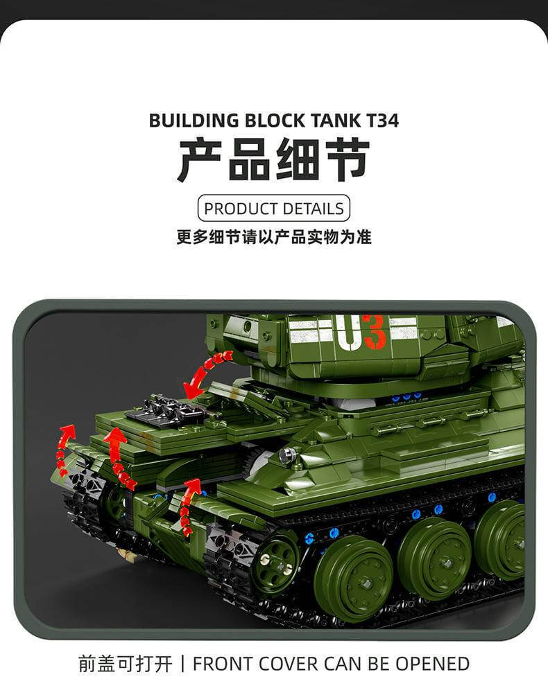 TGL T4014 Tank T34 RC TGL