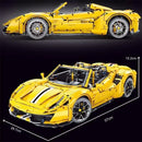 TGL T5005A Ferrari 488 yellow 3608pcs TGL