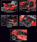 TGL T5014 Ford F-150 Raptor Red 3249pcs TGL