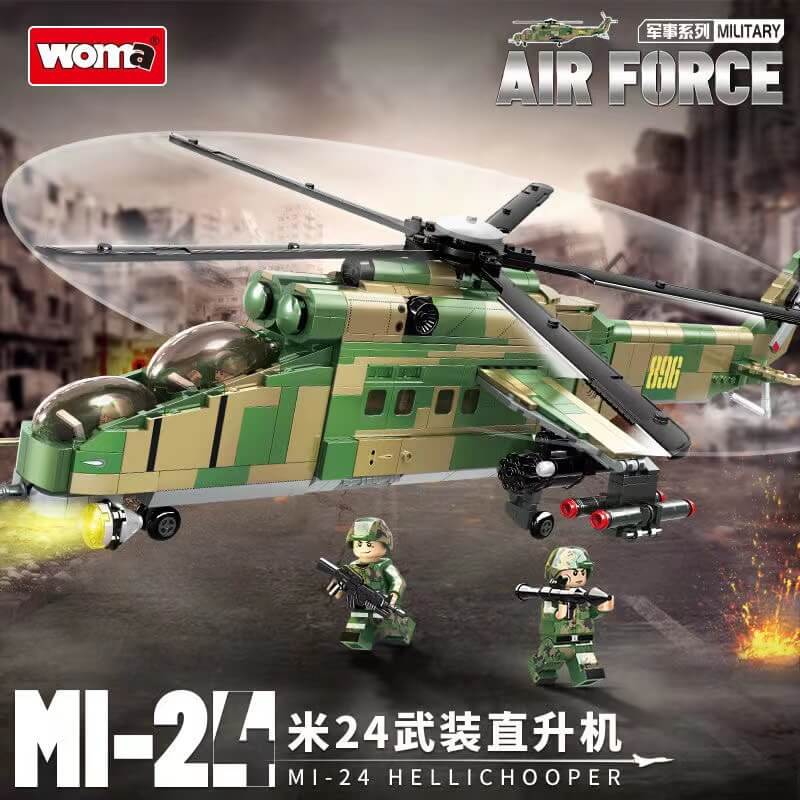 WOMA C0896 Mi 24 Armed Helicopter WOMA