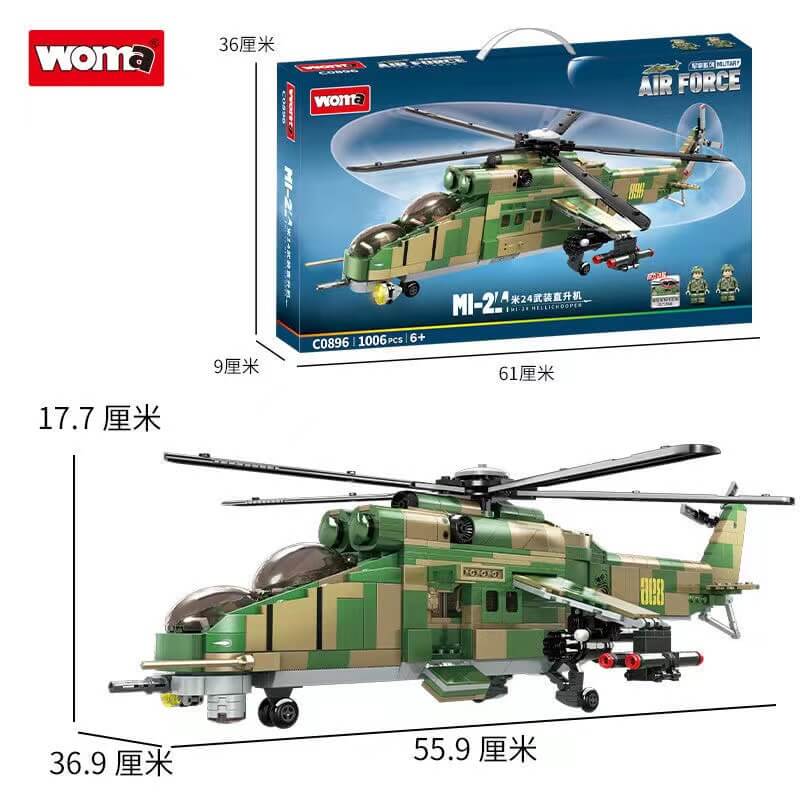 WOMA C0896 Mi 24 Armed Helicopter WOMA