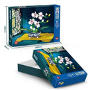 ZHEGAO 00388 Orchid Bonsai Mini Brick ZHEGAO