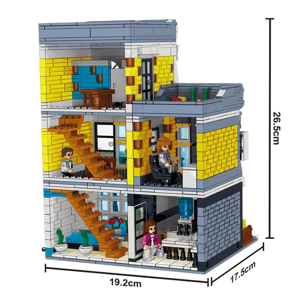 ZHEGAO QL0934 Summer coffee shop 1278pcs-AFOBRICK