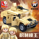 SLUBAN Military Hummered Jeeped H1 Sluban