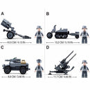 SLUBAN Military Anti-Aircraft 4 IN 1 Sluban