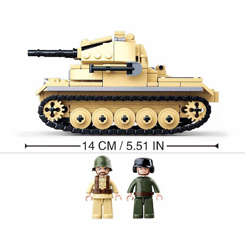 SLUBAN Military Panzer II Tank Sluban