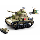 SLUBAN WW2 Military M13/40 Medium Tank Sluban