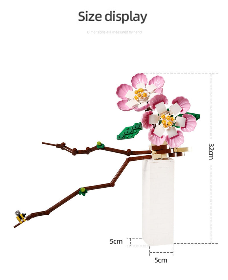 MOC Creator Phalaenopsis Flowers Bouquets moc