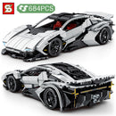 SY BLOCK Technical Lamborghini pullback car SY BLOCK