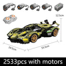 MOYU BLOCK MY88001 Lamborghini Lambo V12 2527pcs MOYU BLOCK