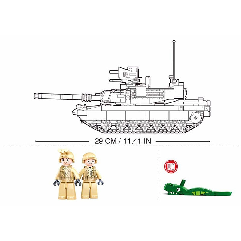 SLUBAN Military USA M1A2 SEP V2 Abrams Sluban