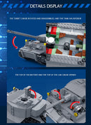 GUDI Military German King Tiger I Tank GUDI