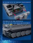 GUDI Military German King Tiger I Tank GUDI