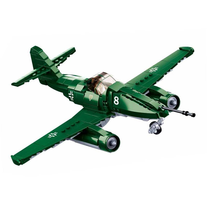 SLUBAN WW2 Military Me-262 Jet Fighter Sluban