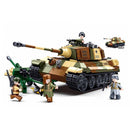Sluban Military The King Tiger Heavey Tank 930pcs Sluban