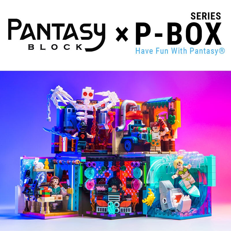 Pantasy P-BOX Building Blocks Mini Scene 10 in 1 Pantasy