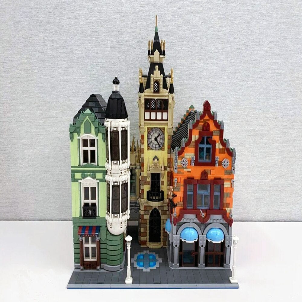 JIE STAR 89103 Clock Tower Square 7188pcs-AFOBRICK