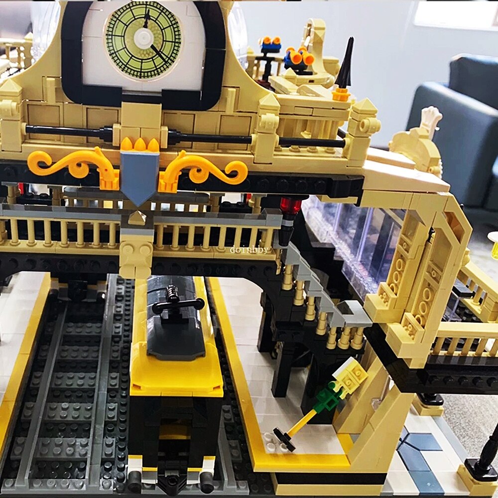 JIE STAR 89104 The Train Station: Studgate 3950pcs-AFOBRICK