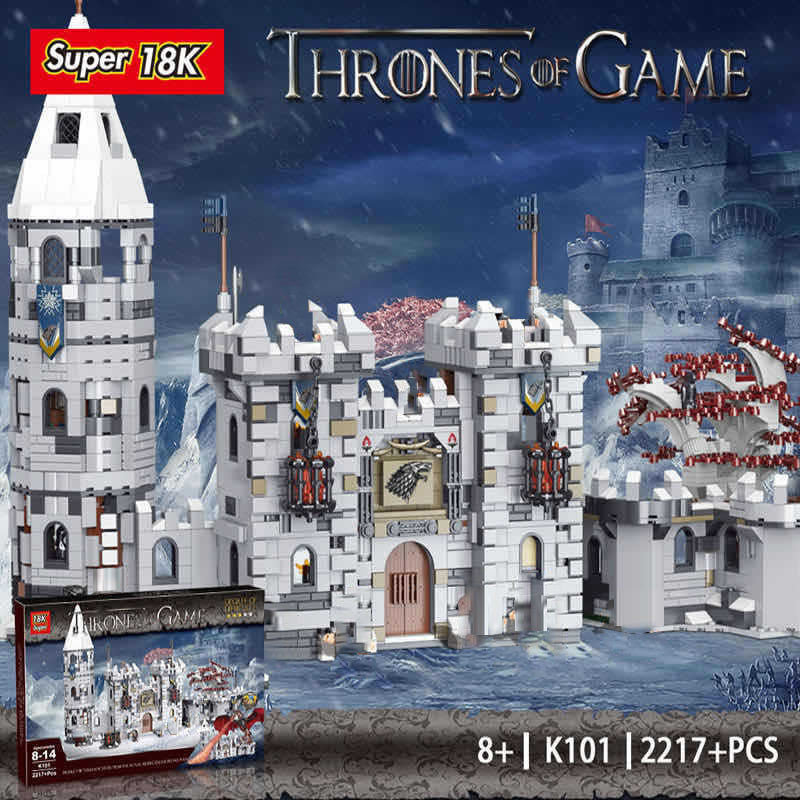 Super 18K K101 Game of Thrones Winterfell 2217pcs SUPER 18k