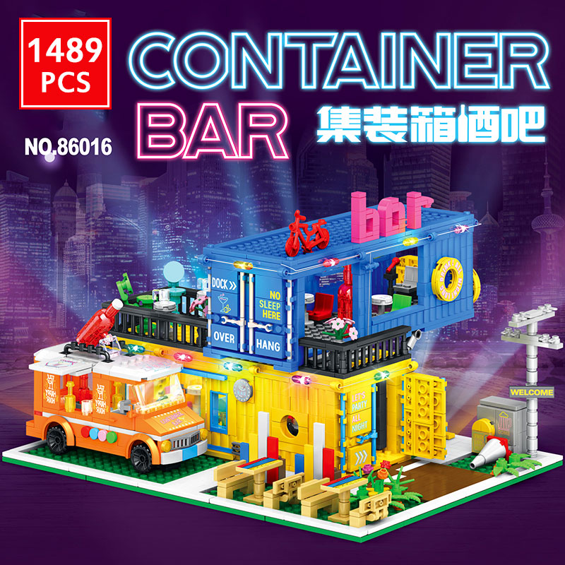 JUHANG 86016 Container Bar 1489pcs JUHANG