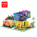 JUHANG 86016 Container Bar 1489pcs JUHANG