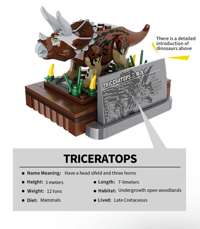 Forange BLOCK FC6203 Triceratops 1976pcs-Afobrick