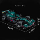 CACO BLOCK Green F1 Formula Car 1:12 1089pcs CACO