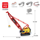 REOBRIX 22006 Crawler Crane RC 1322pcs Reobrix