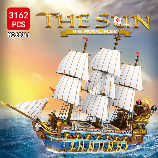 REOBRIX 66011 The Royal Fleet The Sun 3162pcs-Afobrick