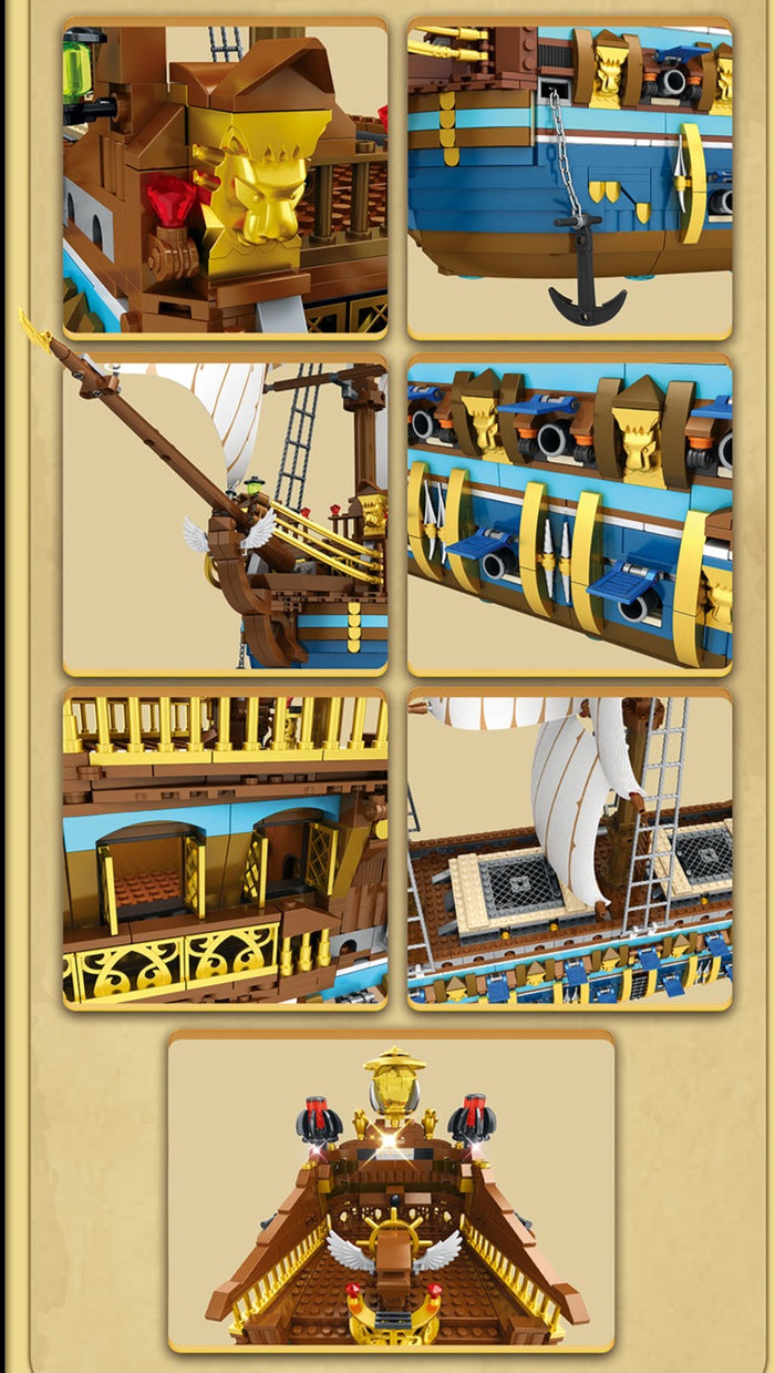 REOBRIX 66011 The Royal Fleet The Sun 3162pcs-Afobrick