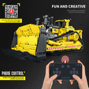 REOBRIX 22001 Mechanical Caterpillar D11 Bulldozer RC 1988pcs Reobrix
