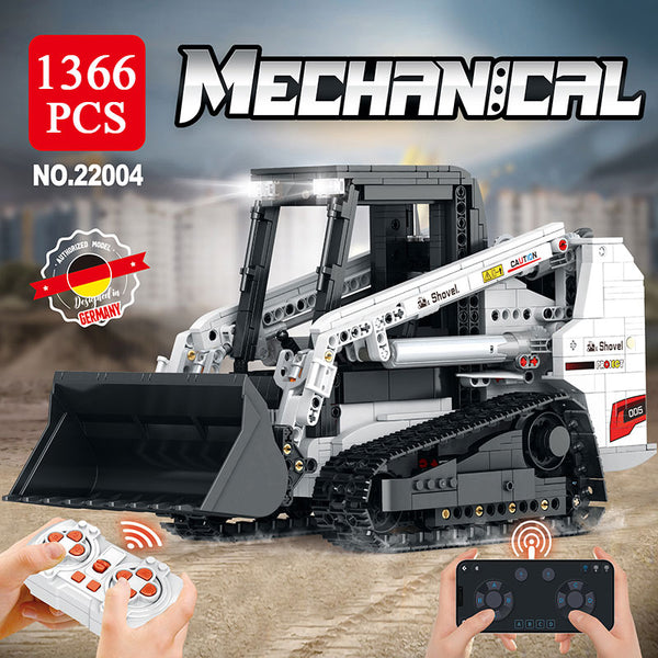 REOBRIX 22004 Bobcat Skid Steer Loader RC 1366pcs-Afobrick