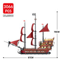 REOBRIX 66010 Pirate Revenge-Model Ship 3066pcs Reobrix